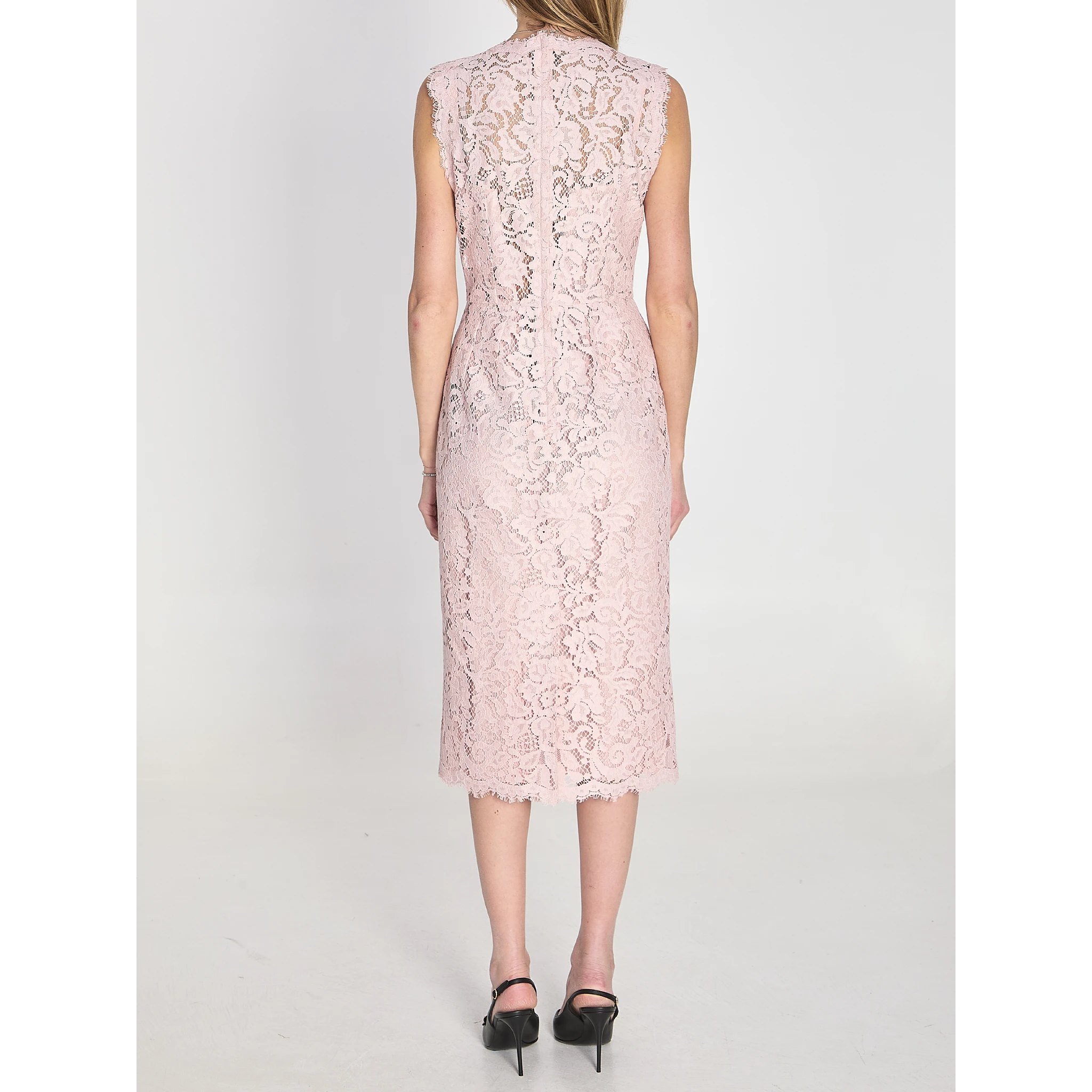 Lace midi dress