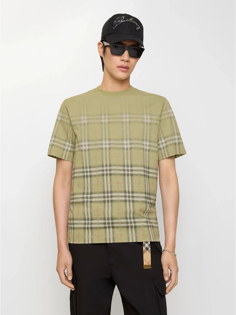 Burberry T-shirts and Polos Green