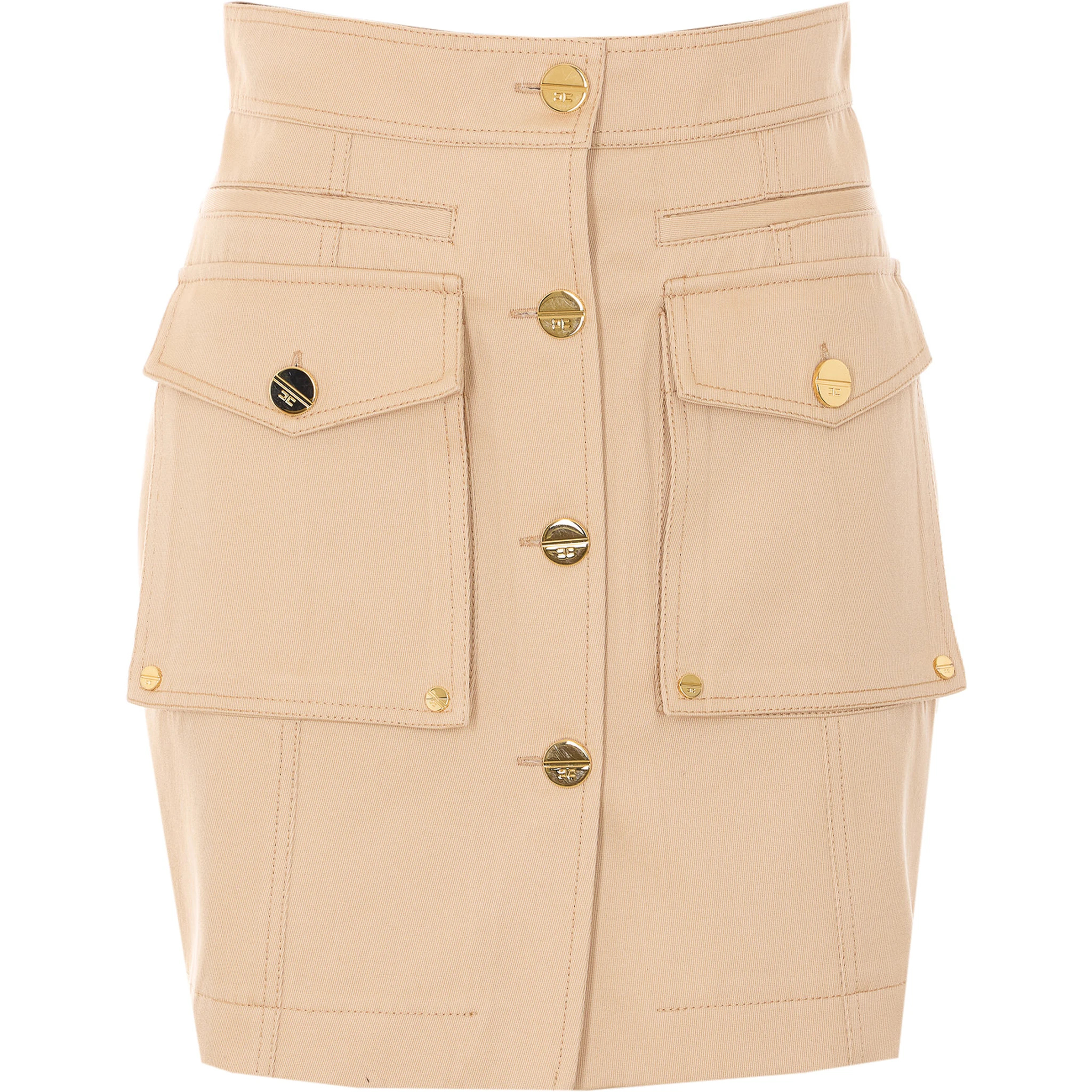 Elisabetta Franchi Skirts Beige