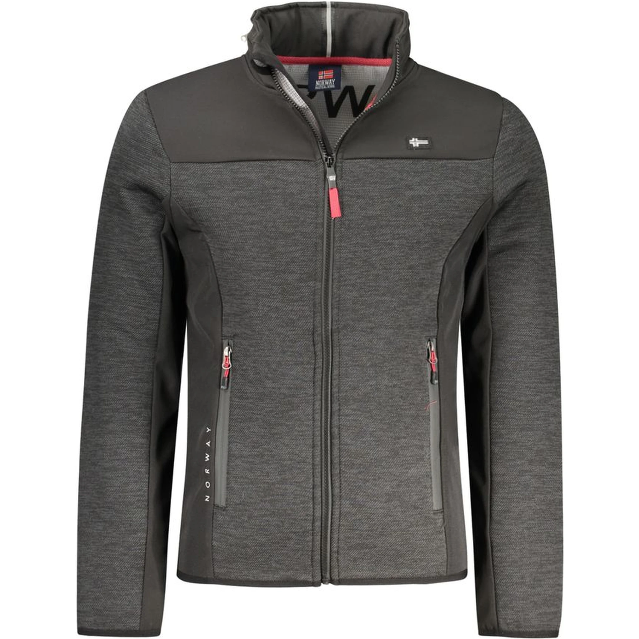 Black Polyester Mens Jacket