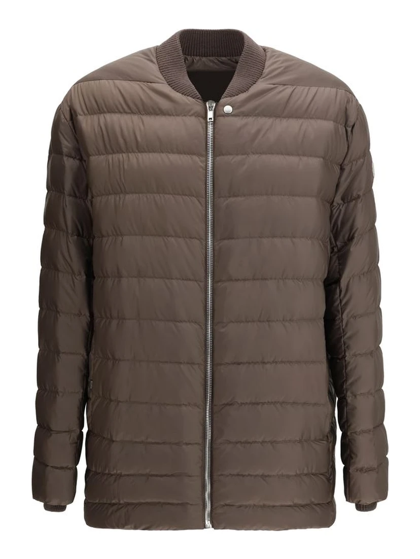 Brown Goose Down Trench Coat