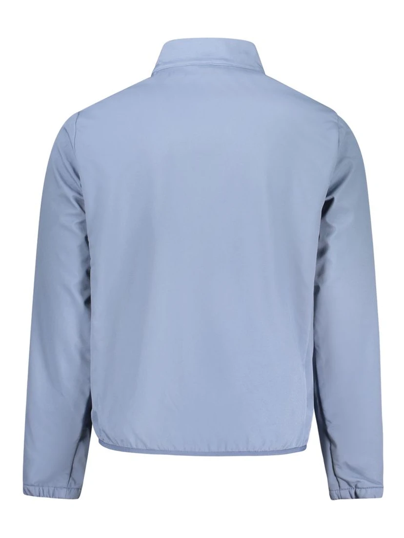 Azzurro Poliestere Uomo Giacca