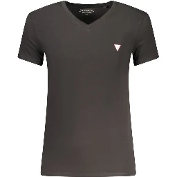 Black Cotton Men's T-Shirt