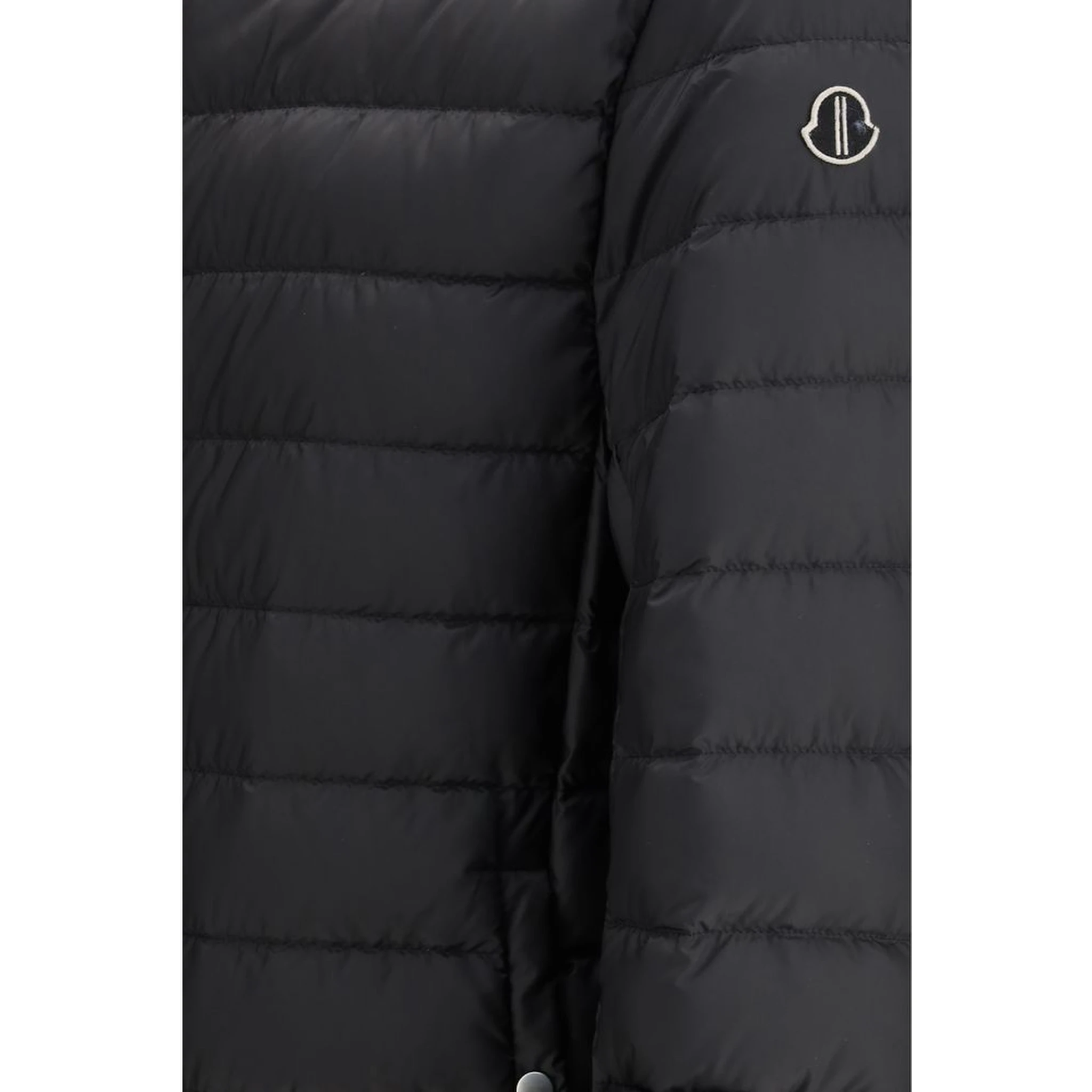 Black Goose Down Trench Coat