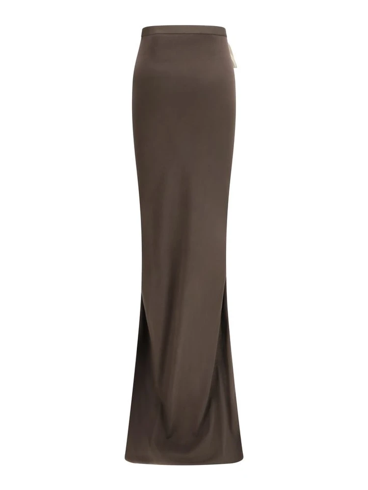Brown Cotton Long Skirt alternative