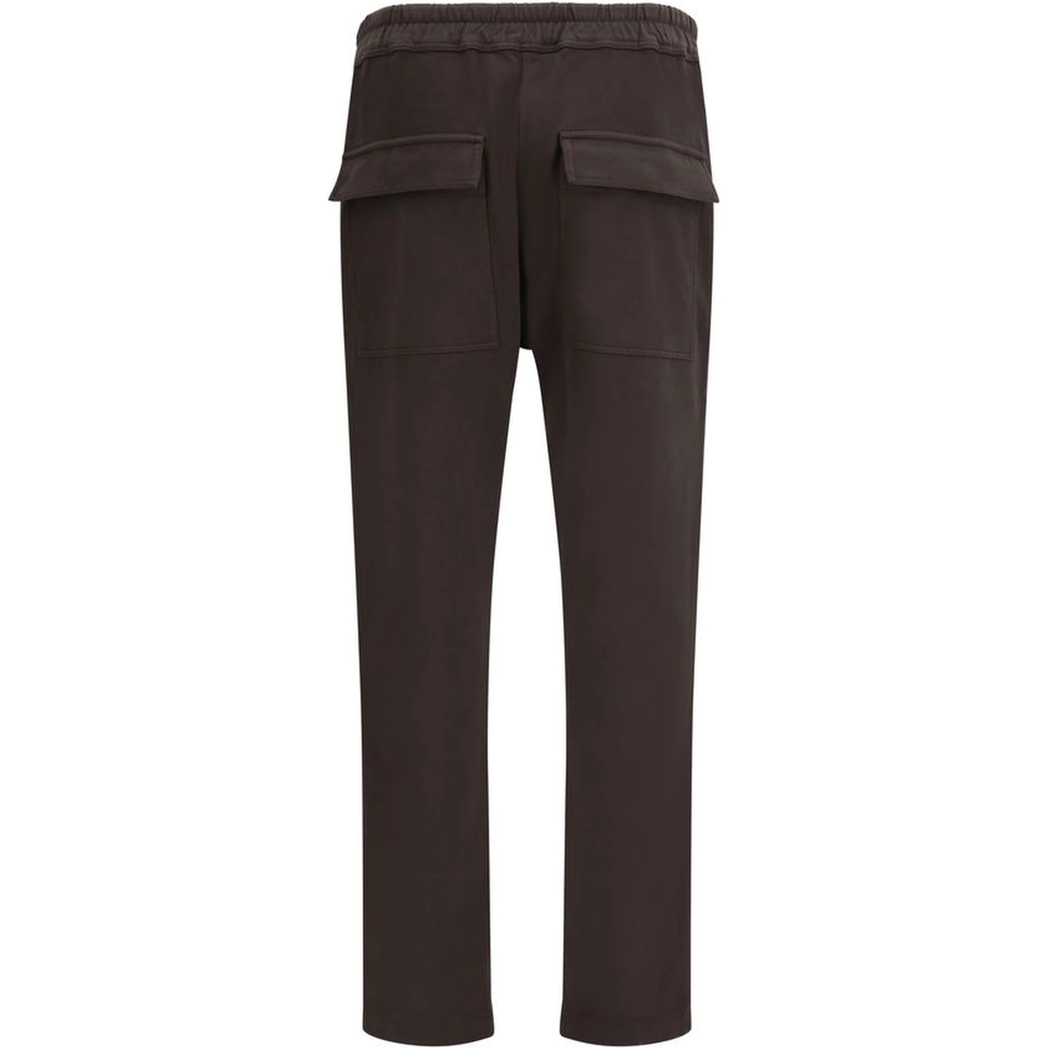 Brown Cotton Athletic Pants