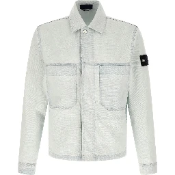 Stone Island Jackets Clear Blue