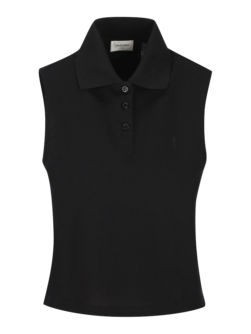 Saint Laurent  T-shirts and Polos Black