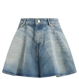 Blue Denim Skirt