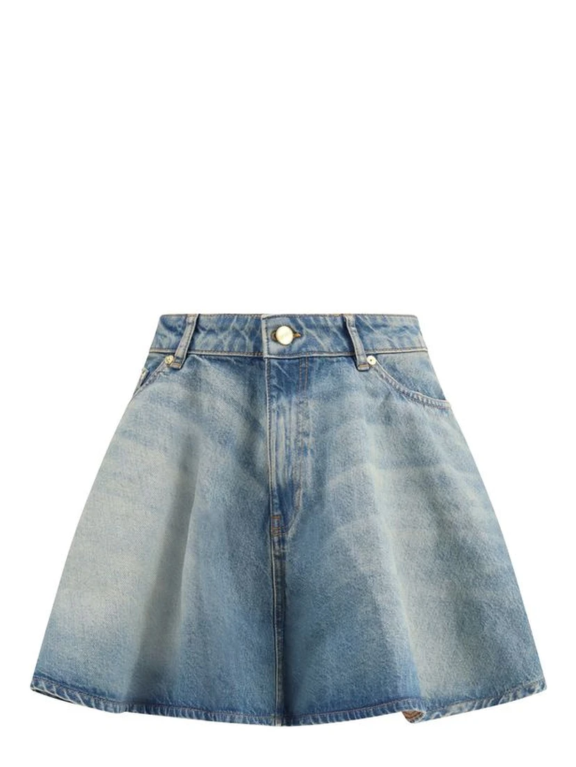 Blue Denim Skirt
