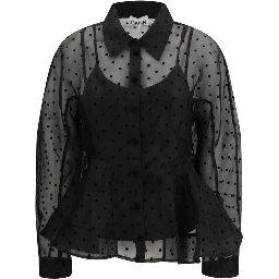 Black Recycled Polyester Pattern Shirt