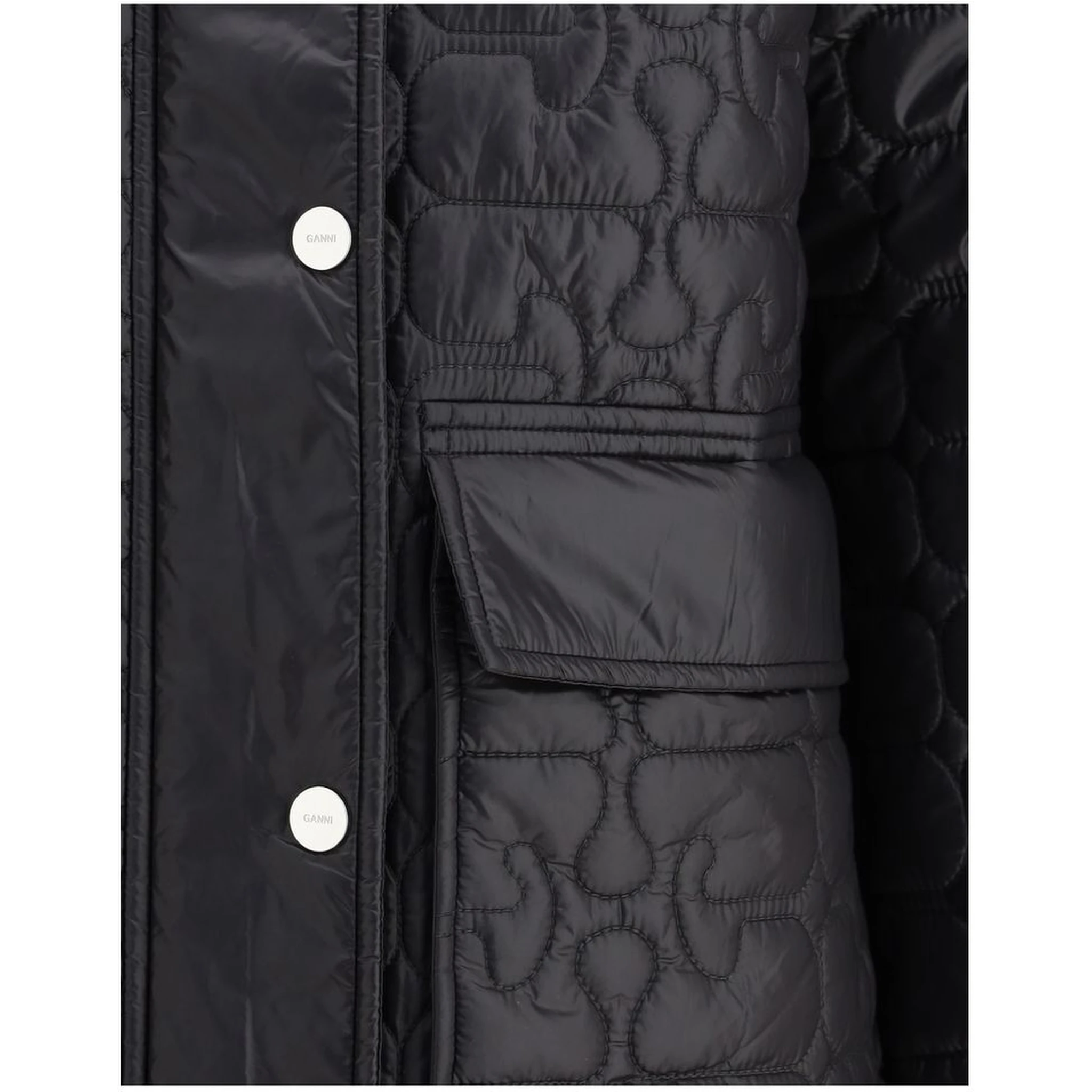 Gray Nylon Coat