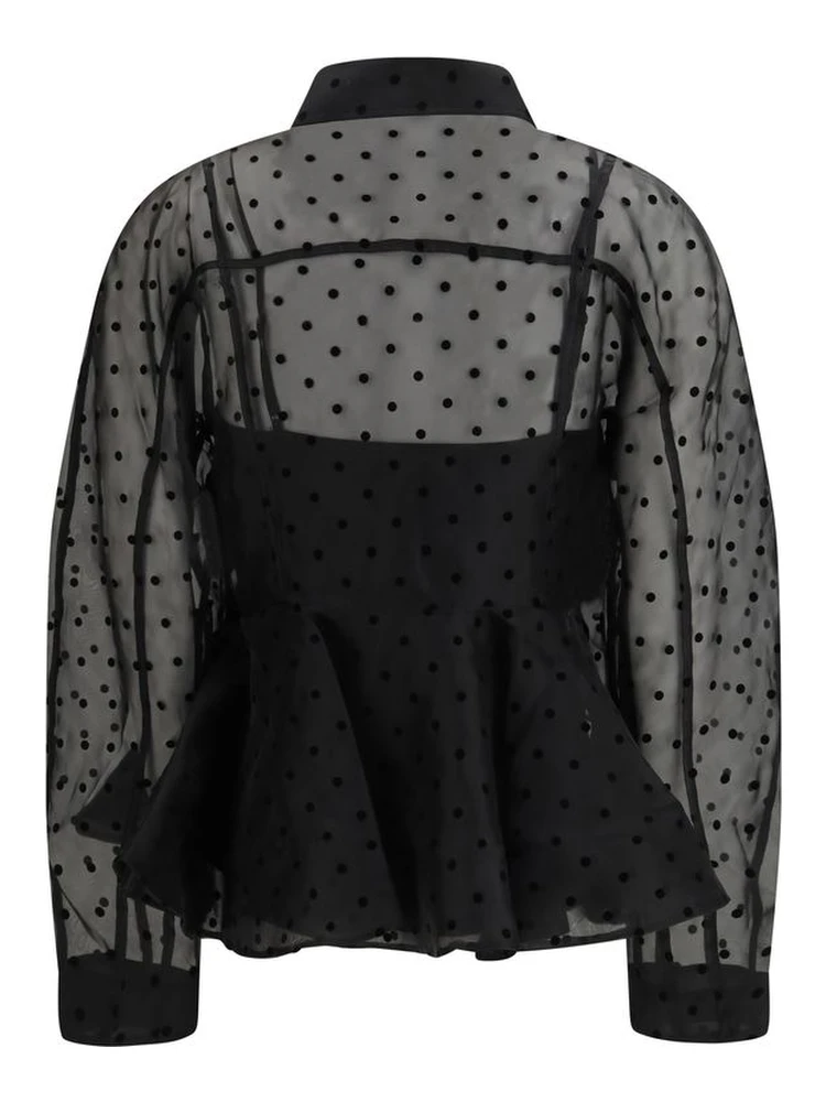 Black Recycled Polyester Pattern Shirt alternative