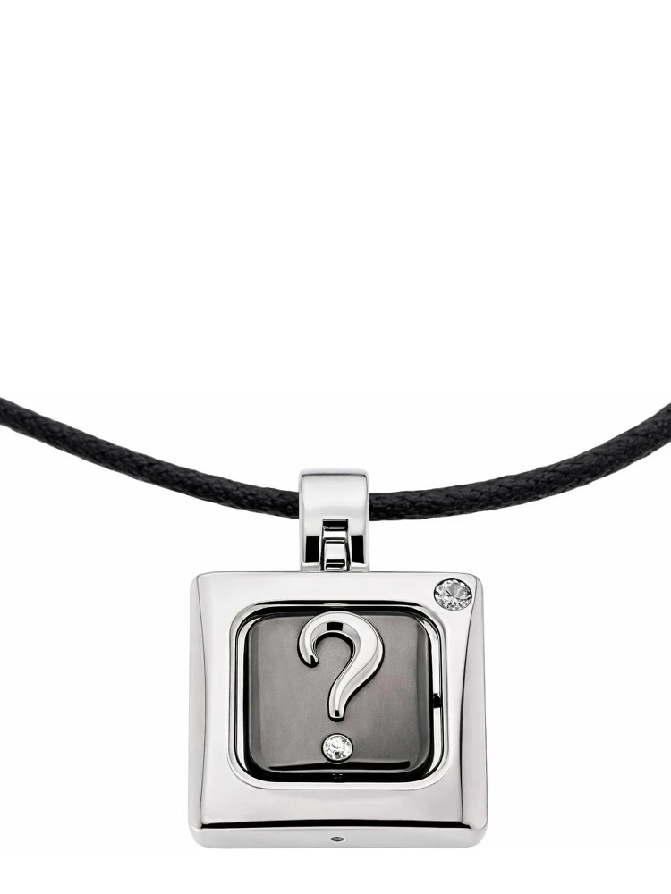 Gray Stainless Steel Necklace