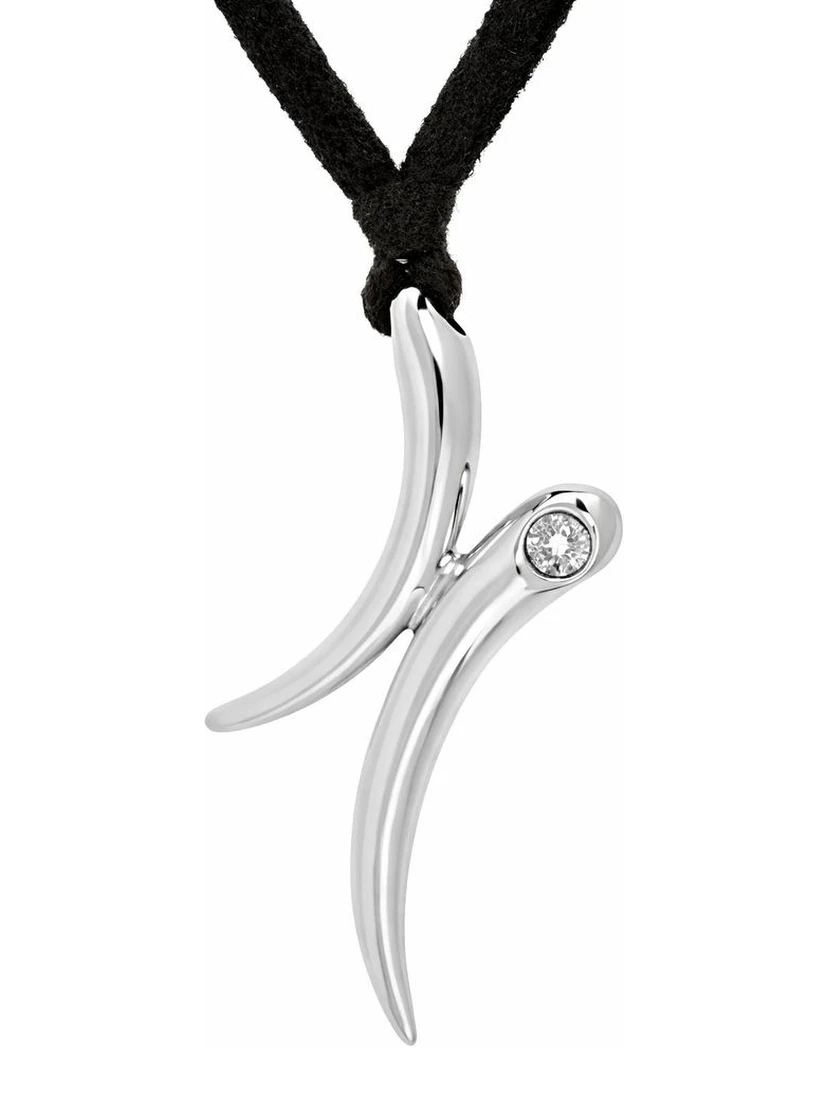 Gray Stainless Steel Necklace