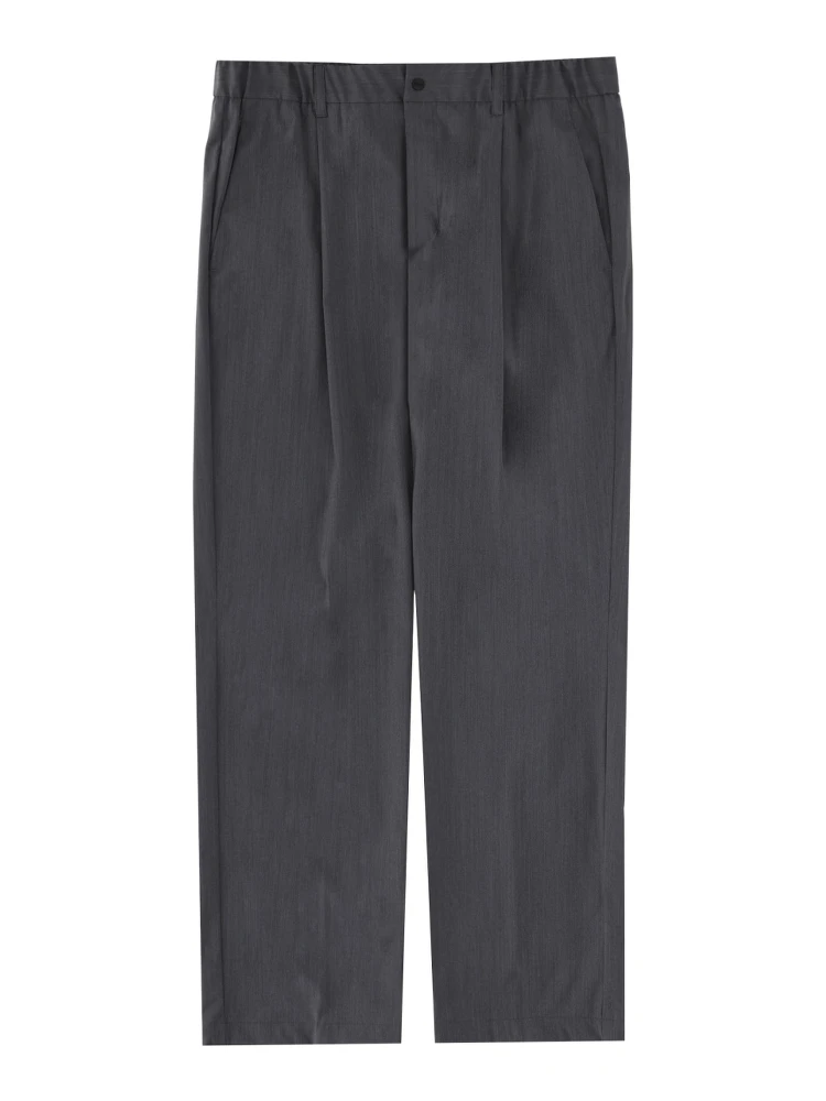 WOOL BLEND TAILORED PANTS