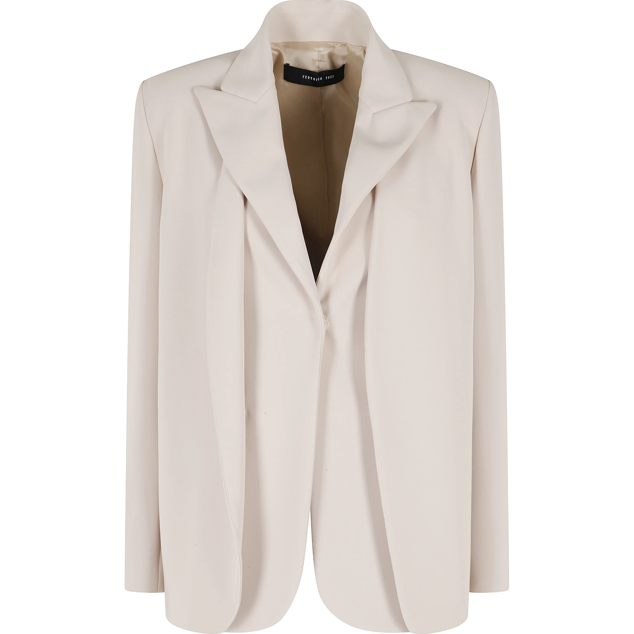 GIACCA CON GILET IN CADY - 2 PEZZI