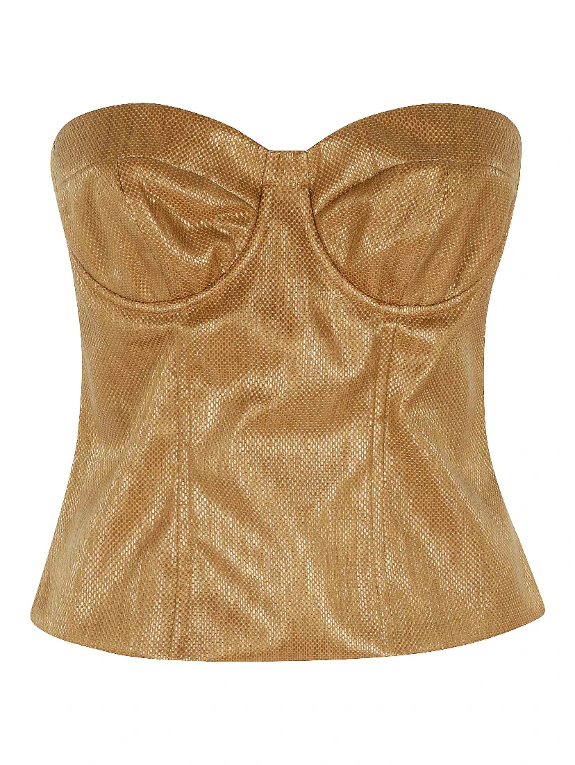 TOP BUSTIER RAFIA