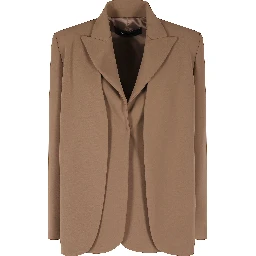 GIACCA CON GILET IN CADY - 2 PEZZI
