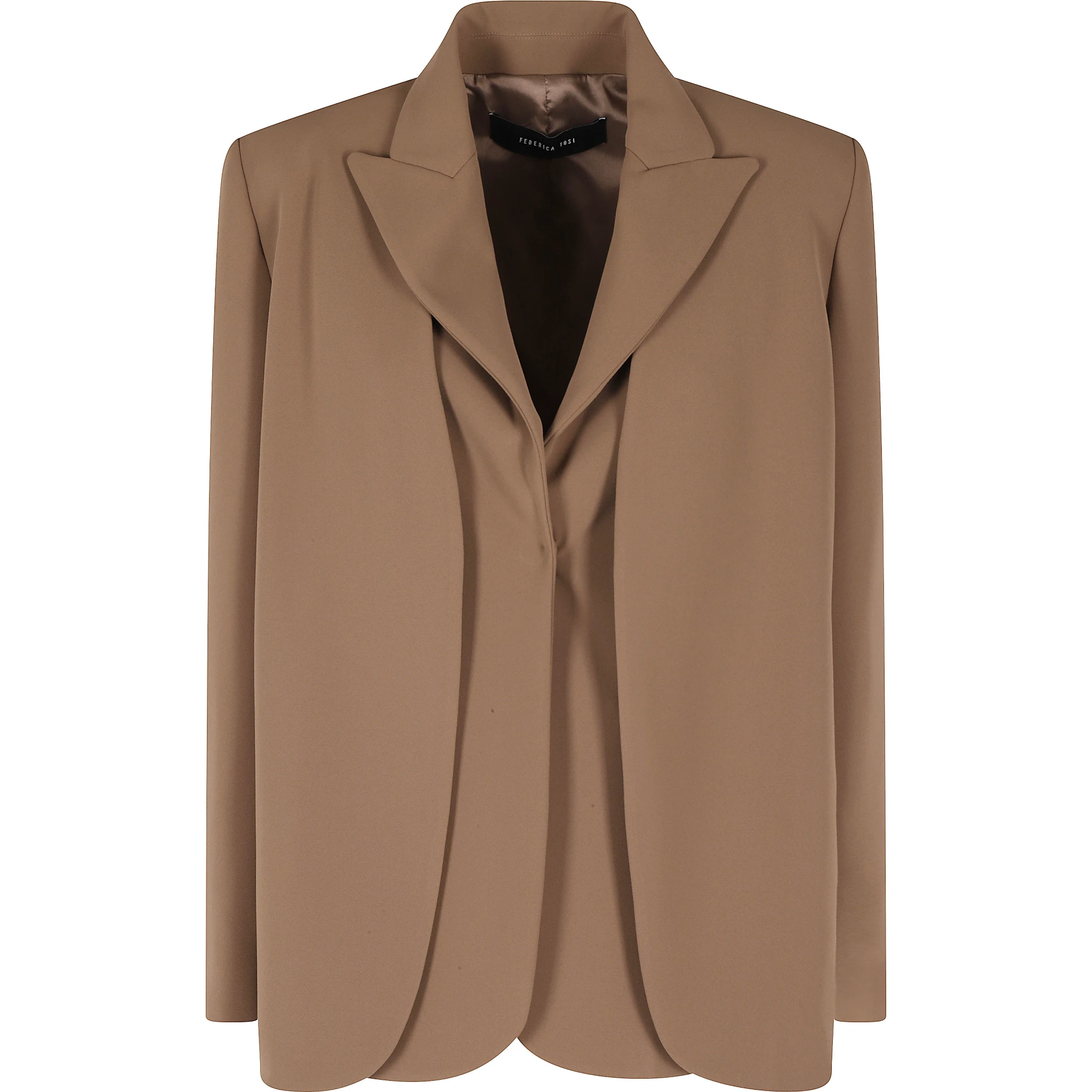 GIACCA CON GILET IN CADY - 2 PEZZI