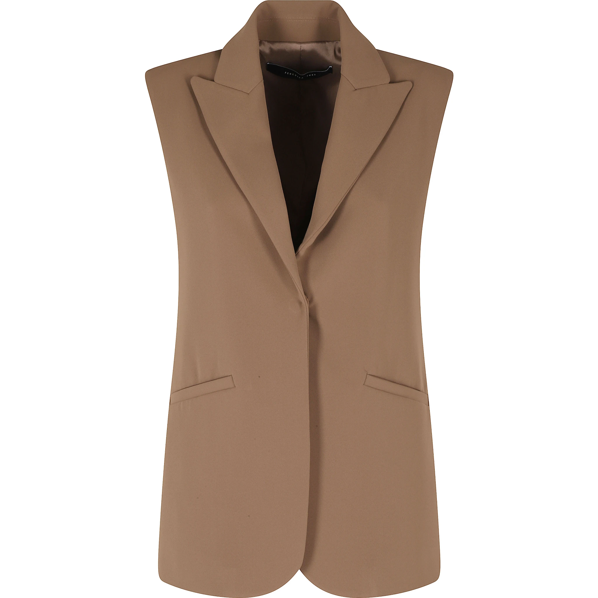 GIACCA CON GILET IN CADY - 2 PEZZI
