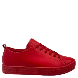 Red Leather Men Sneaker