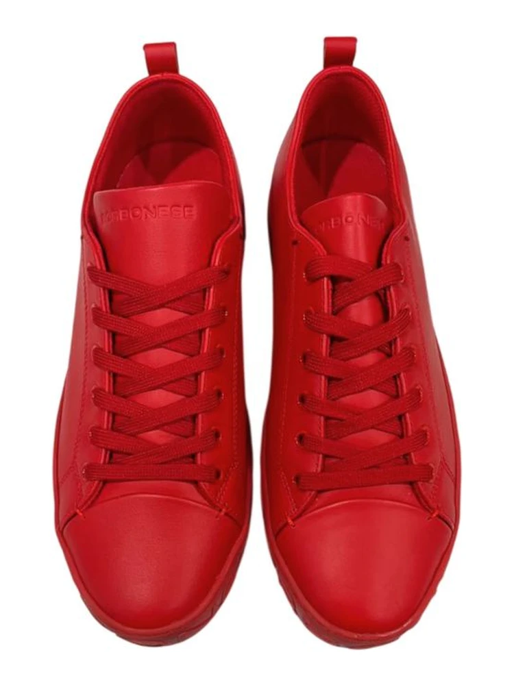 Red Leather Men Sneaker alternative