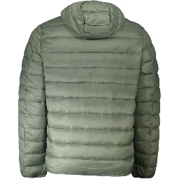 Green Polyamide Men Jacket
