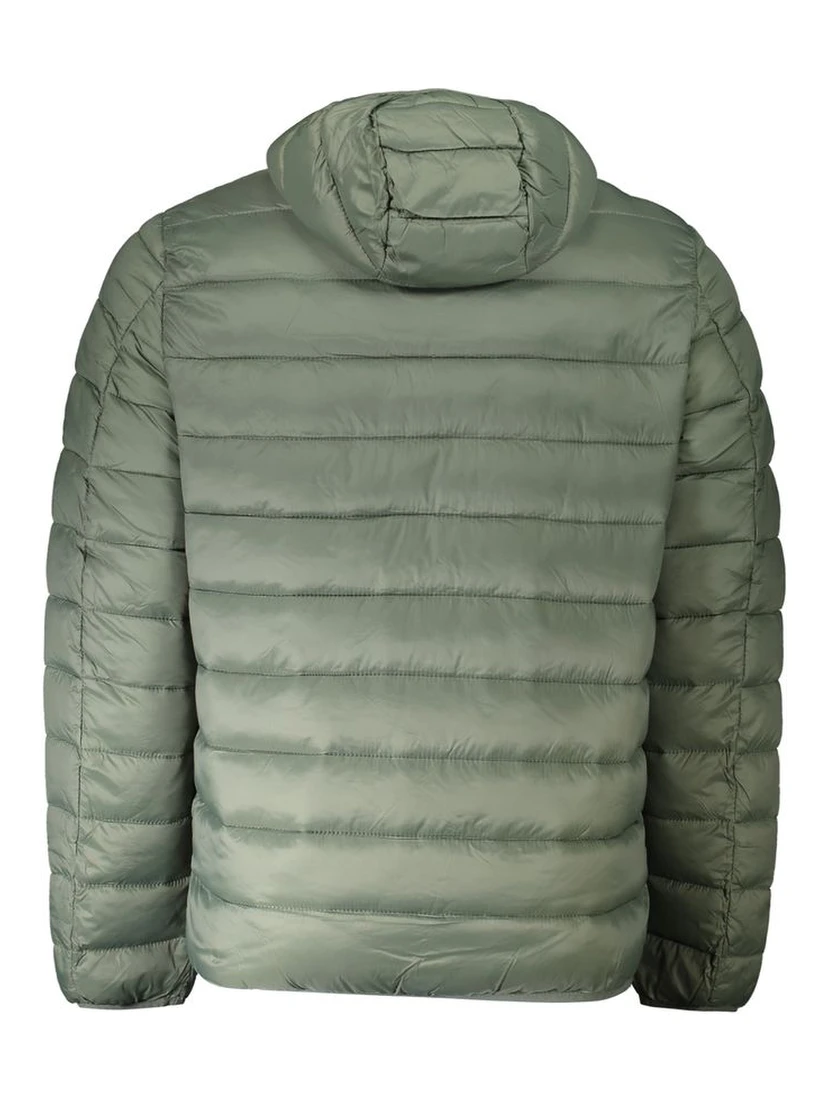 Green Polyamide Men Jacket