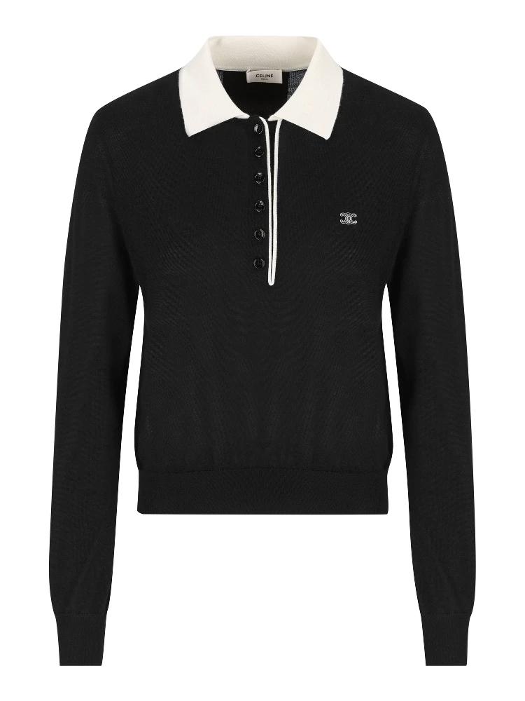 Céline T-shirts and Polos Black