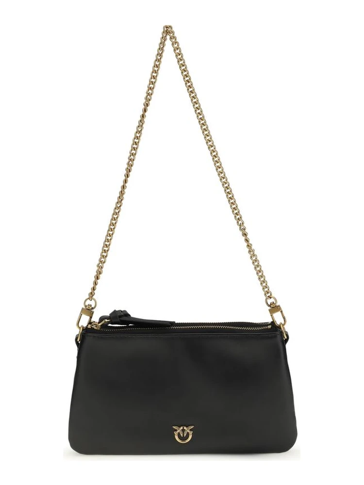 Black Calf Leather Bos Taurus Shoulder Bag