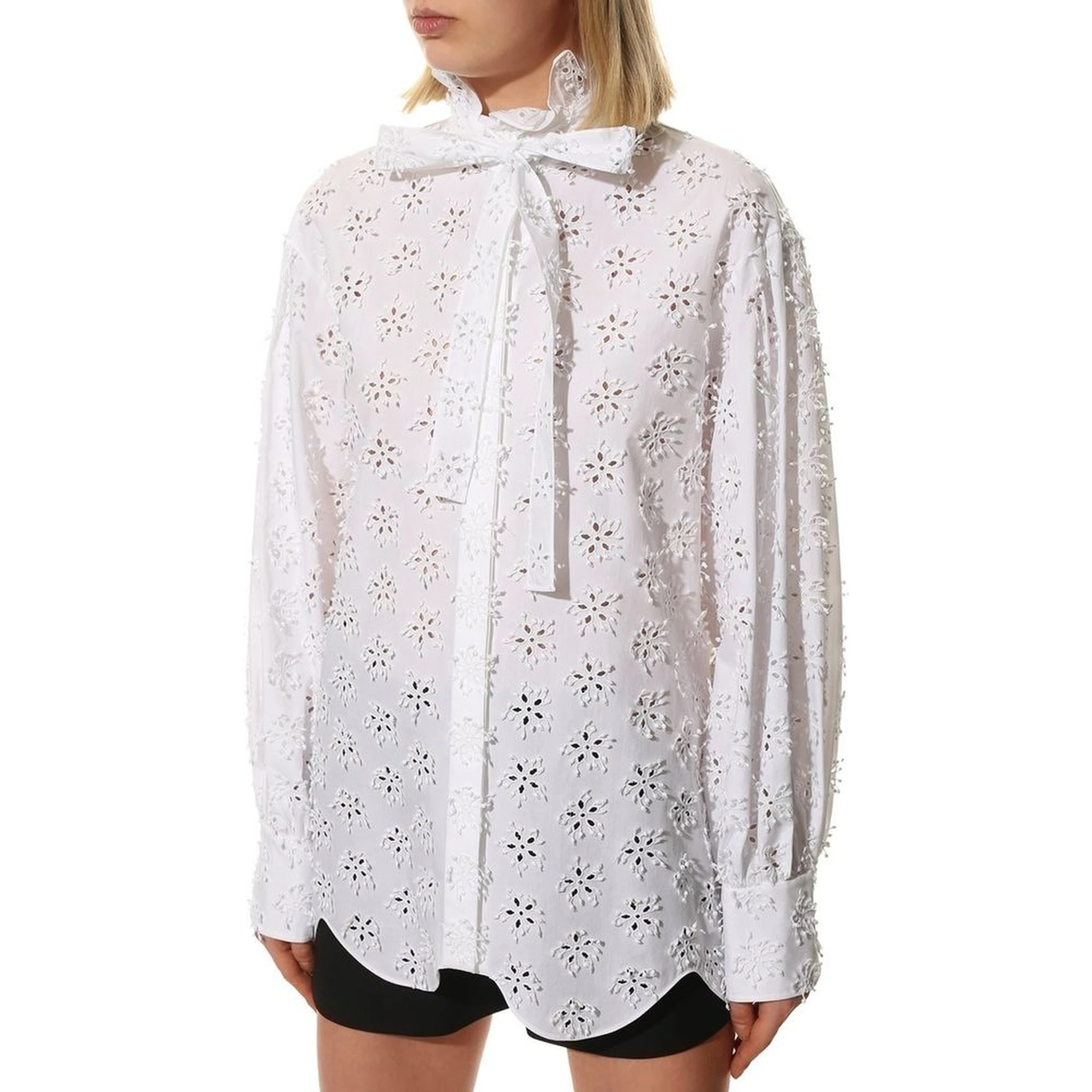 White Cotton Blouse