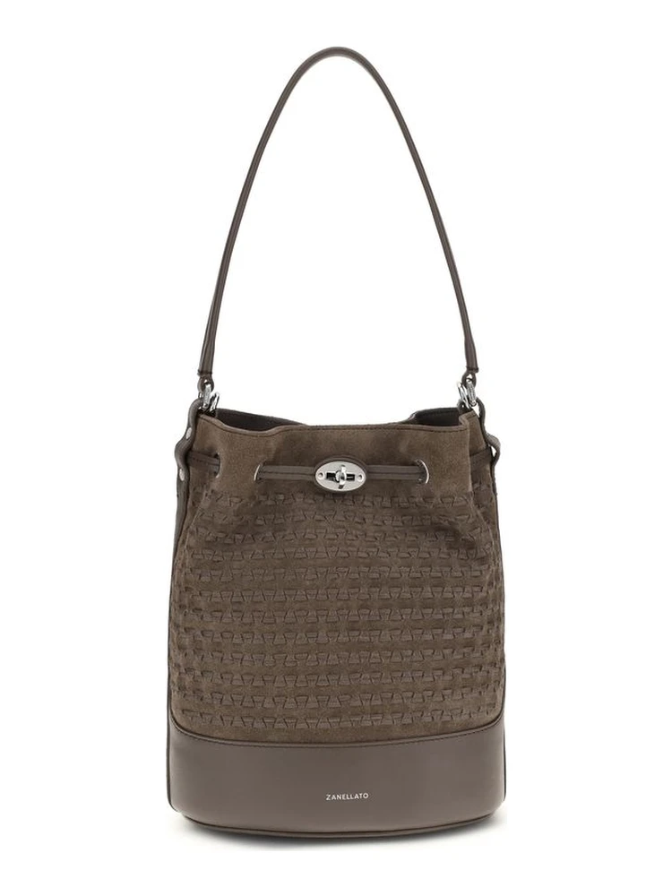 Brown Calf Leather Bos Taurus Handbag