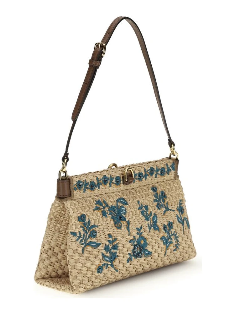 Beige Viscose Shoulder Bag alternative
