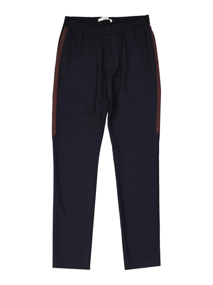 Blue Wool Pants