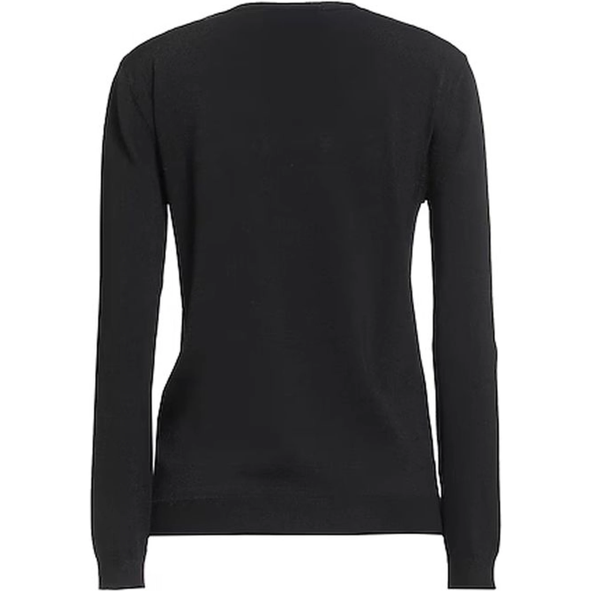 Black Polyamide Sweatshirt