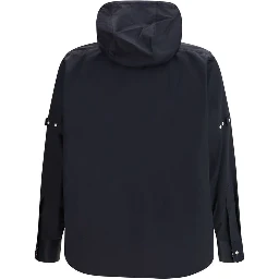 Black Polyamide Sweatshirt