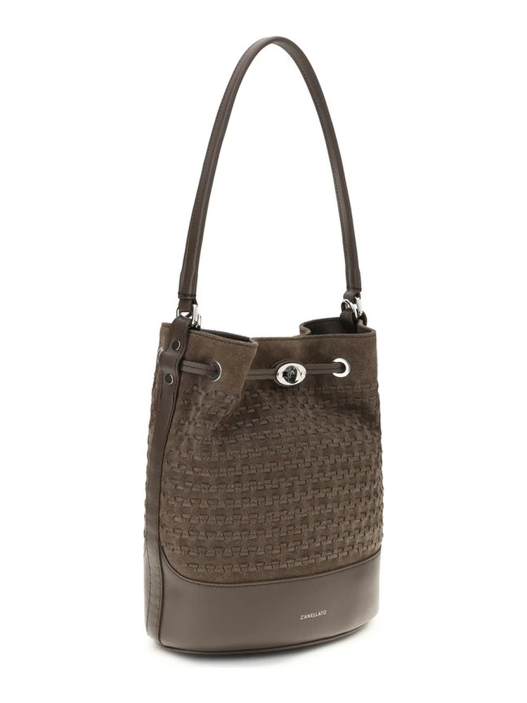 Brown Calf Leather Bos Taurus Handbag alternative