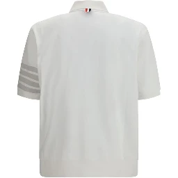 White Cotton Polo Shirt
