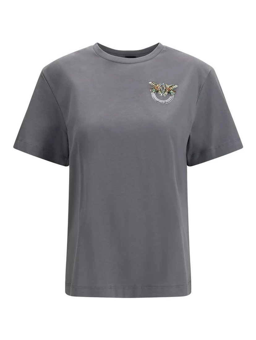 Gray Cotton T-Shirt