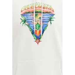 White Cotton Sweatshirt