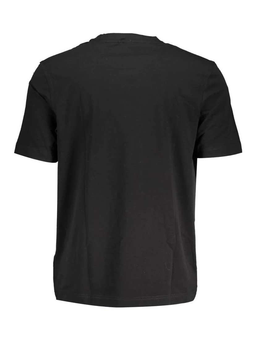 Black Cotton Men's T-Shirt