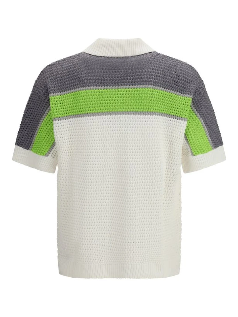 White Cotton Pattern Shirt