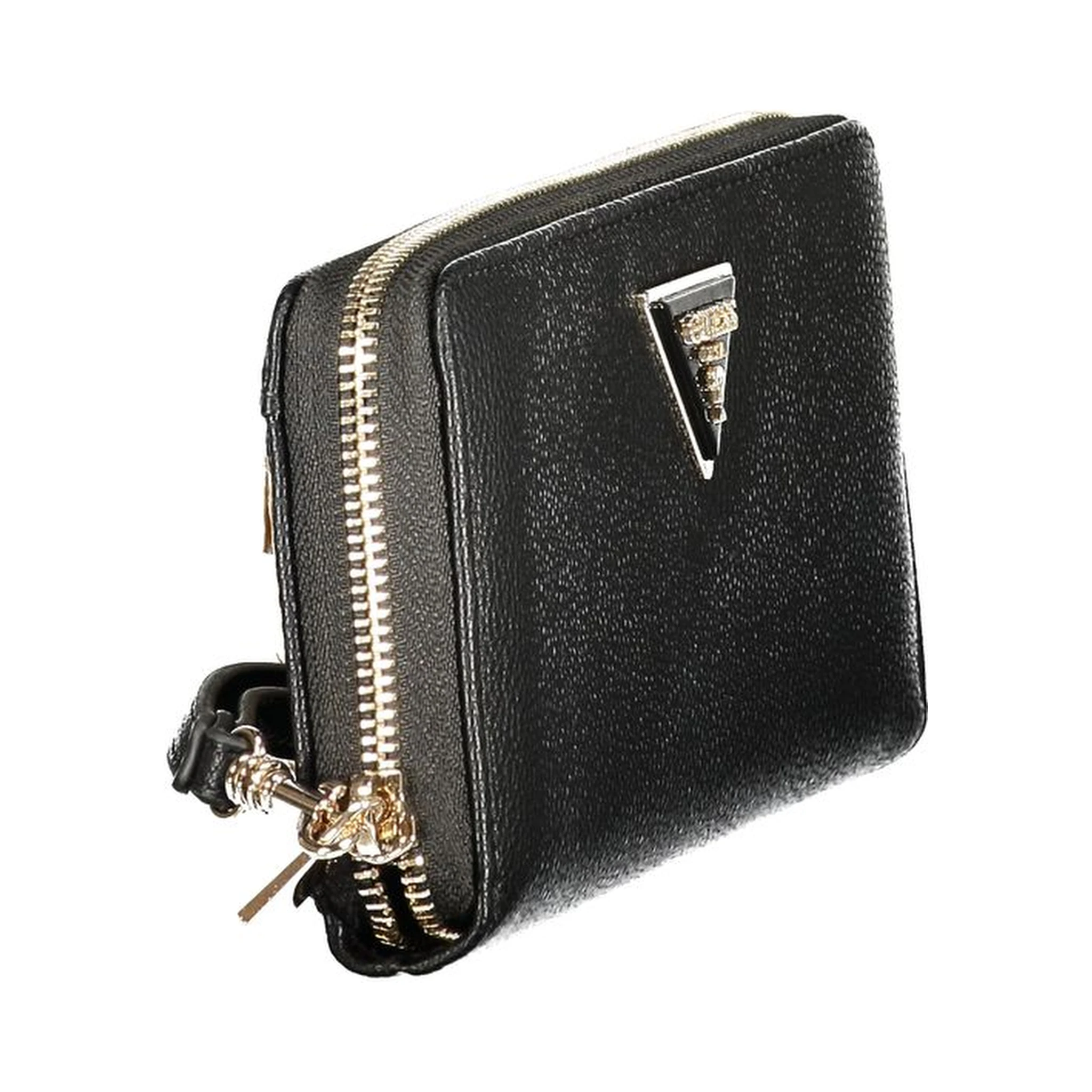Black Polyurethane Women Wallet