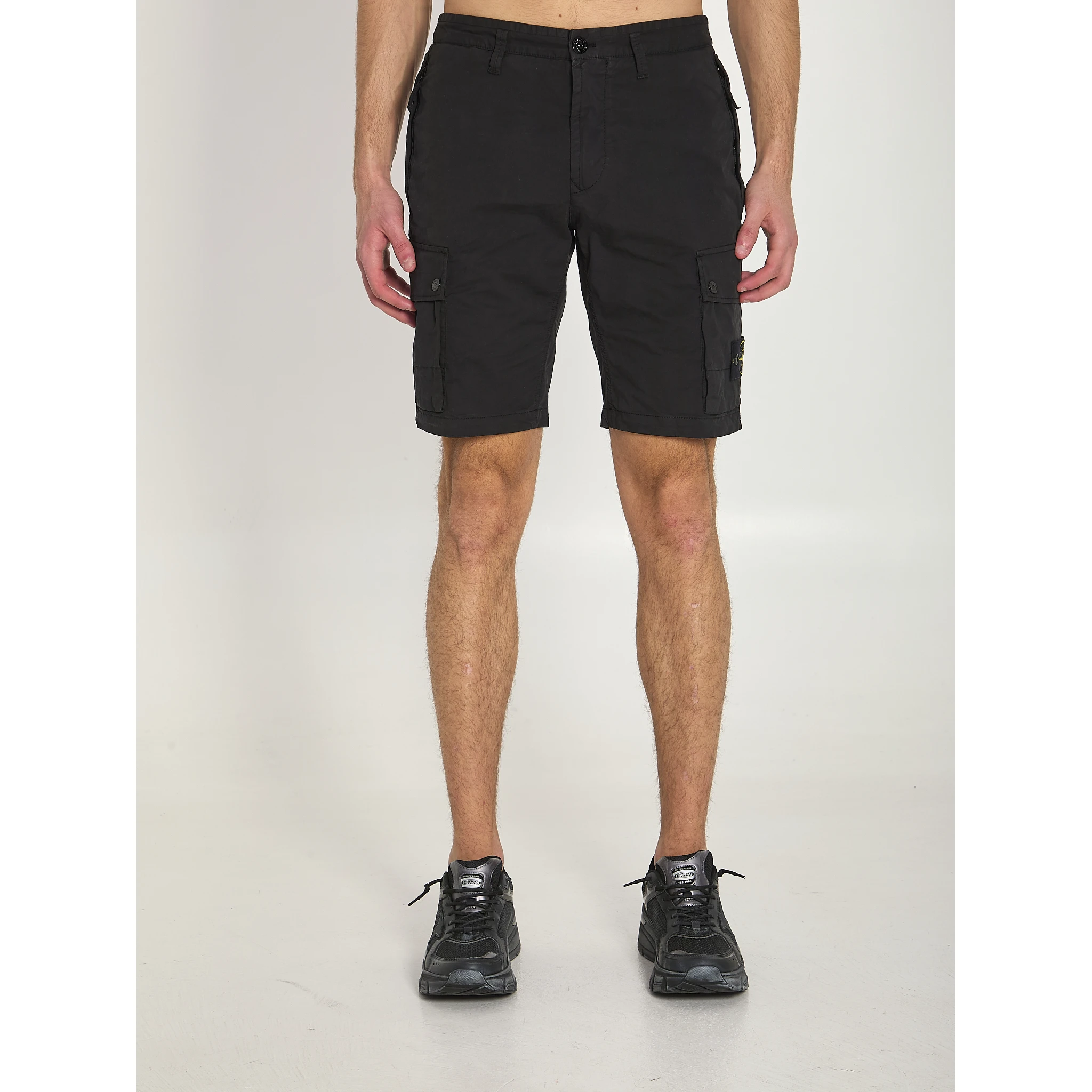 Slim bermuda black