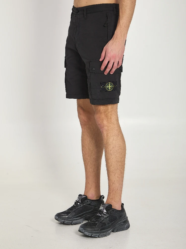 Slim bermuda black alternative
