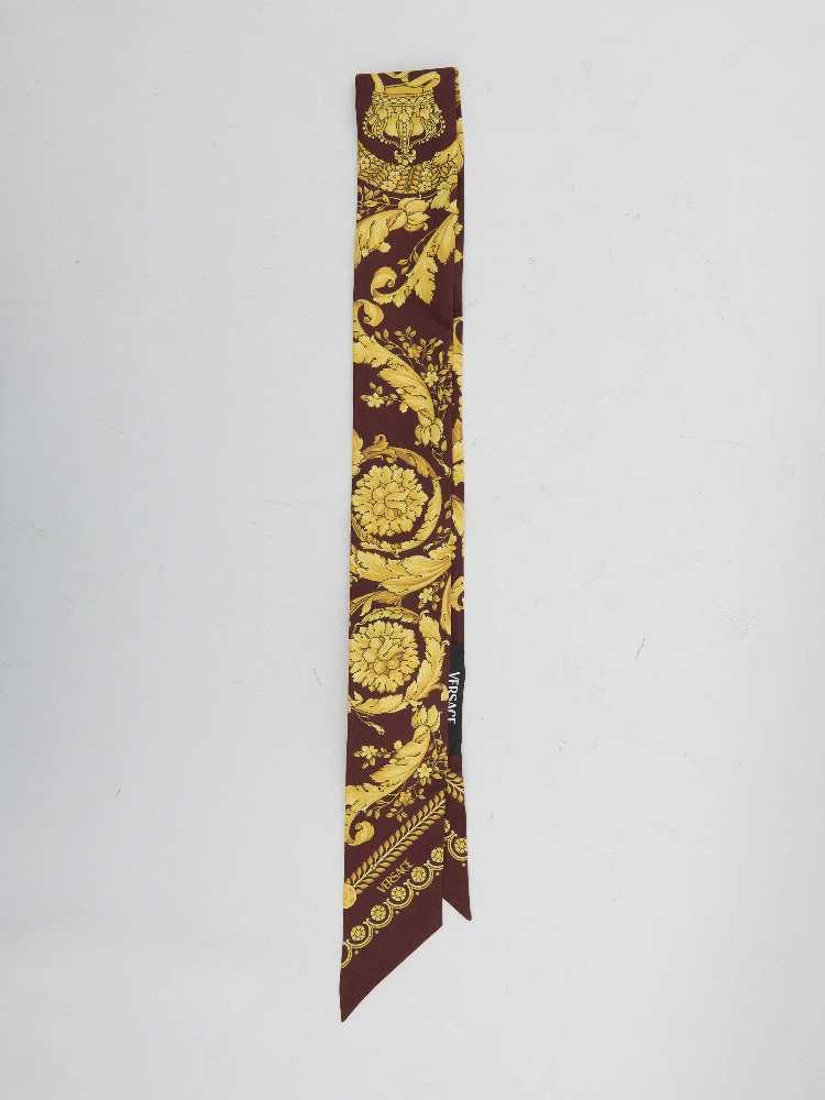 Silk twill bandeau