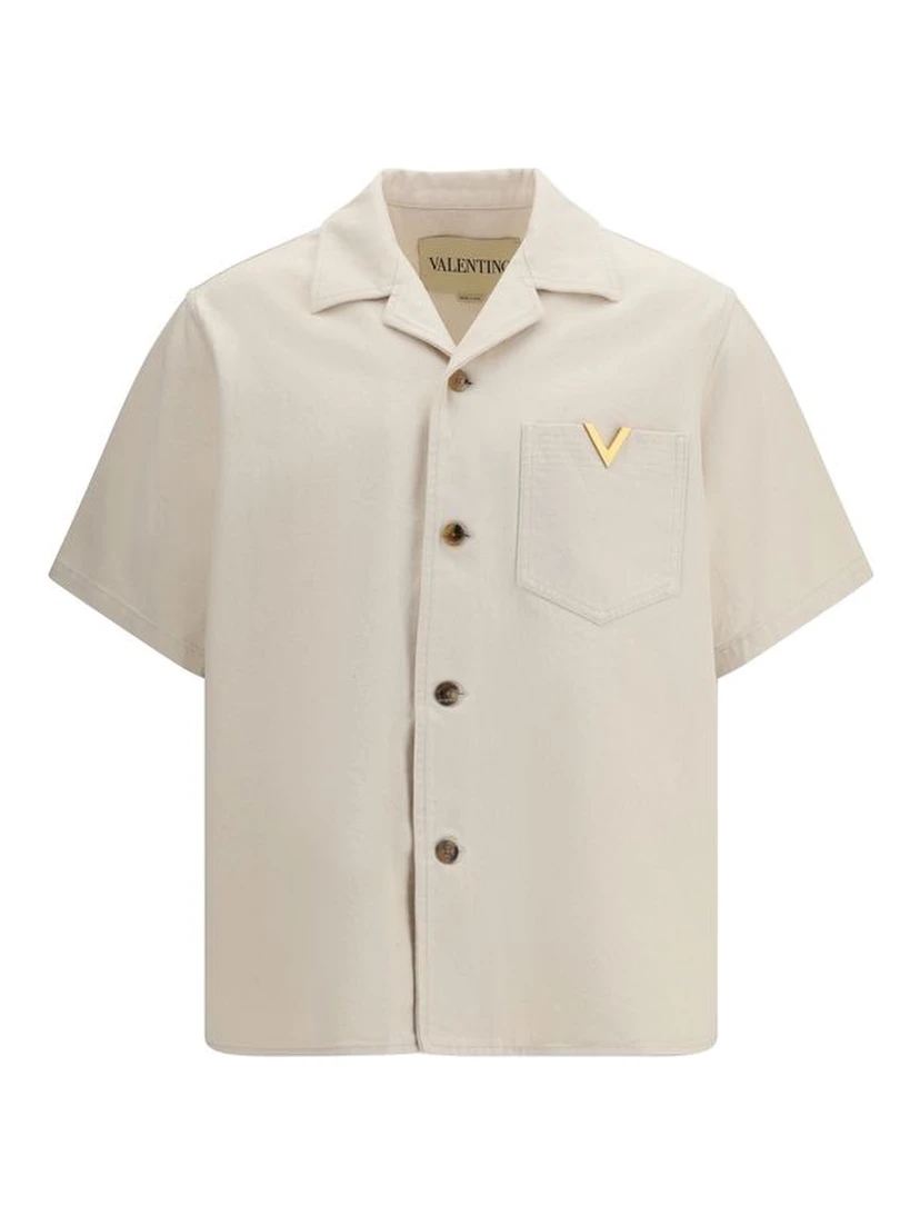 Beige Denim Shirt