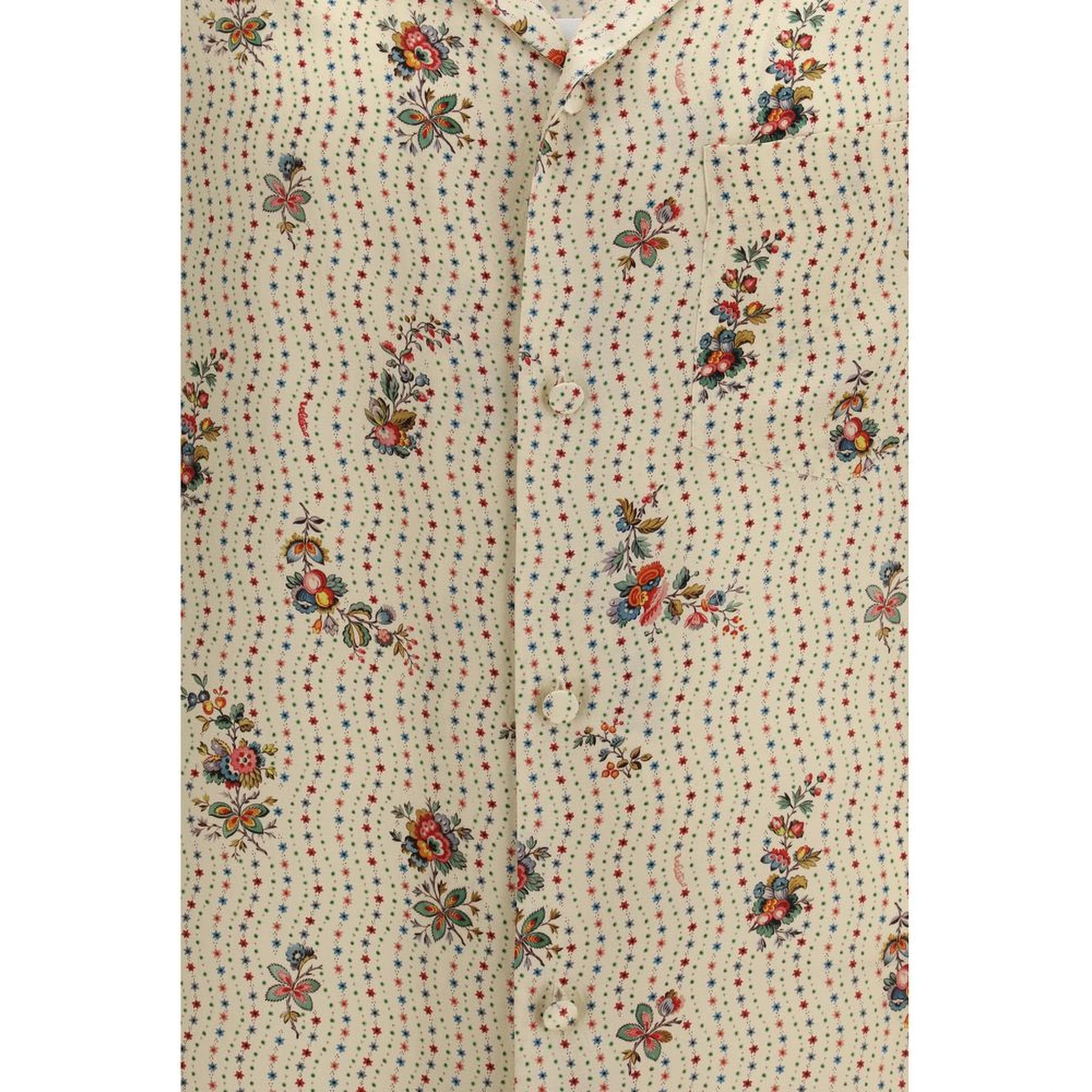 Multicolor Silk Pattern Shirt