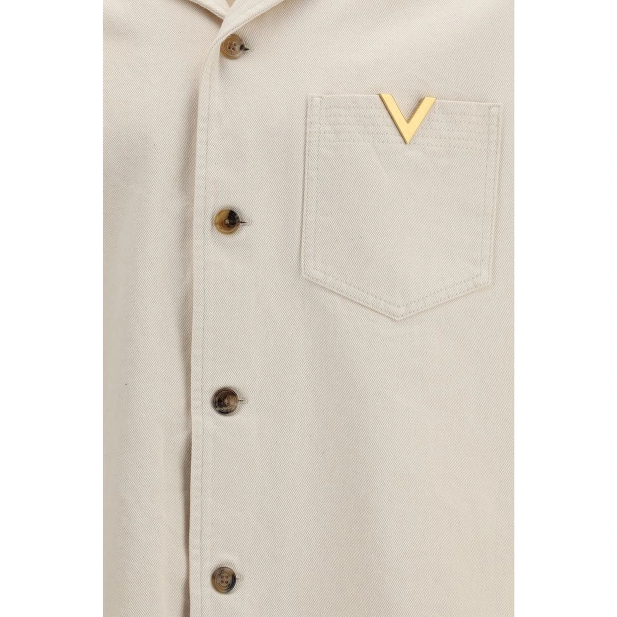 Beige Denim Shirt